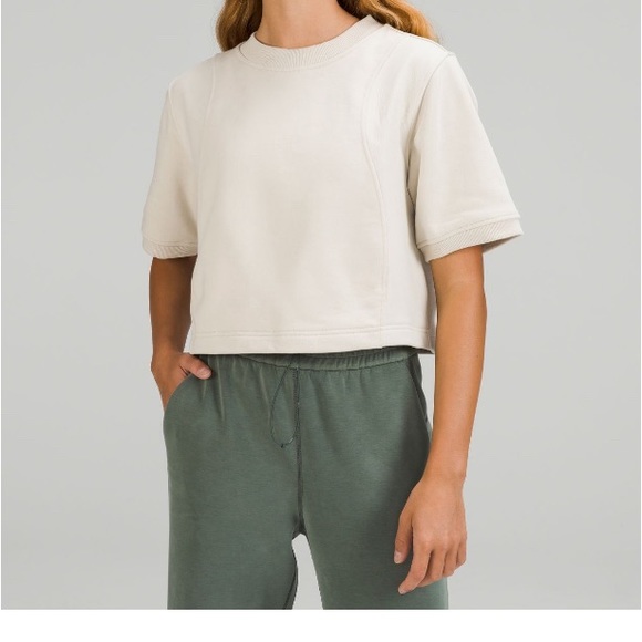 lululemon athletica Tops - LULULEMON cotton french terry swift tee 10